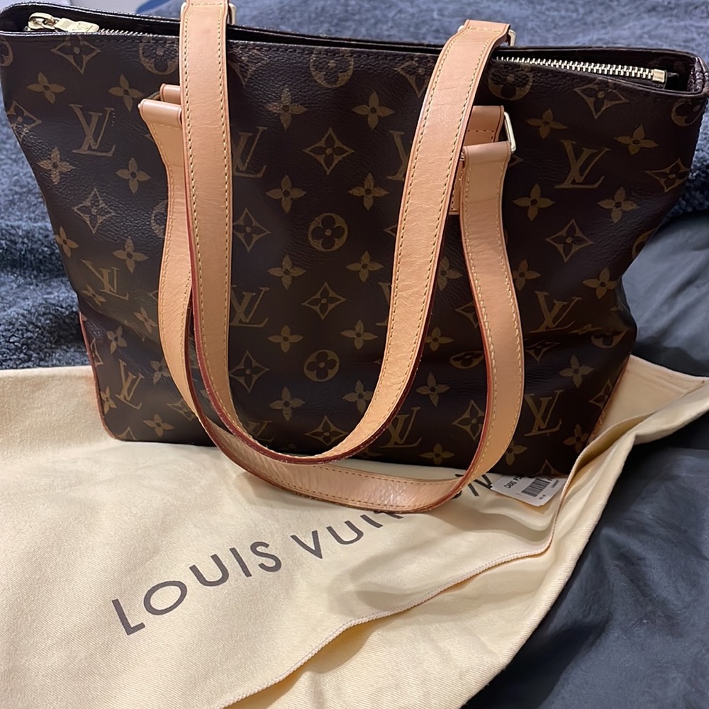Very Rare ❤ Authentic LV Cabas Piano M51148, size-
9.44"L x 10.62"W x 4.72"H - Picture 15 of 16